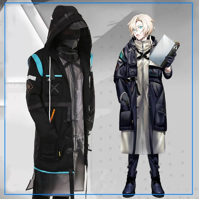 Rhodes Island Doctor Outfits J - مراجعة Anime Cosplay With Mask وسعره