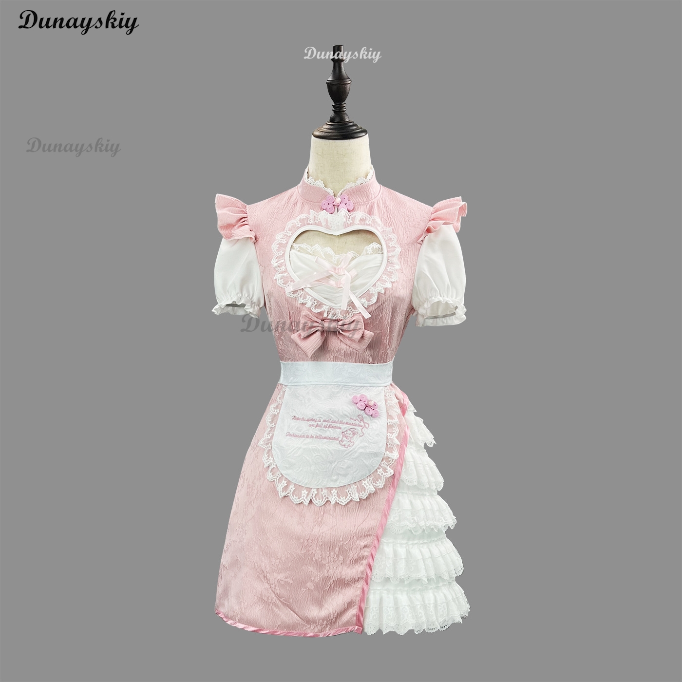2025 New Pink Modern Cheongsam - مراجعة Anime Cosplay Event 2025 وسعره
