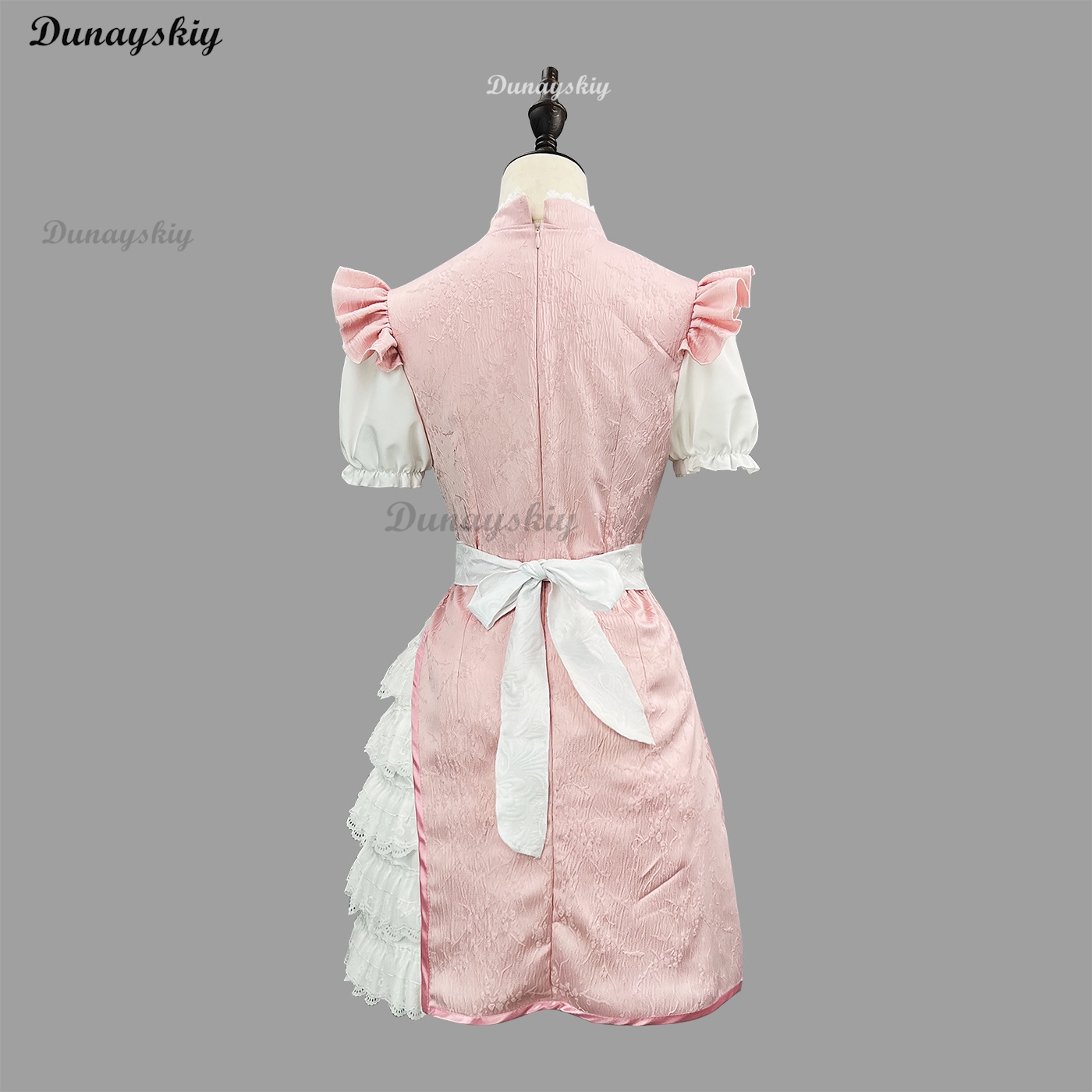 2025 New Pink Modern Cheongsam - مراجعة Anime Cosplay Event 2025 وسعره
