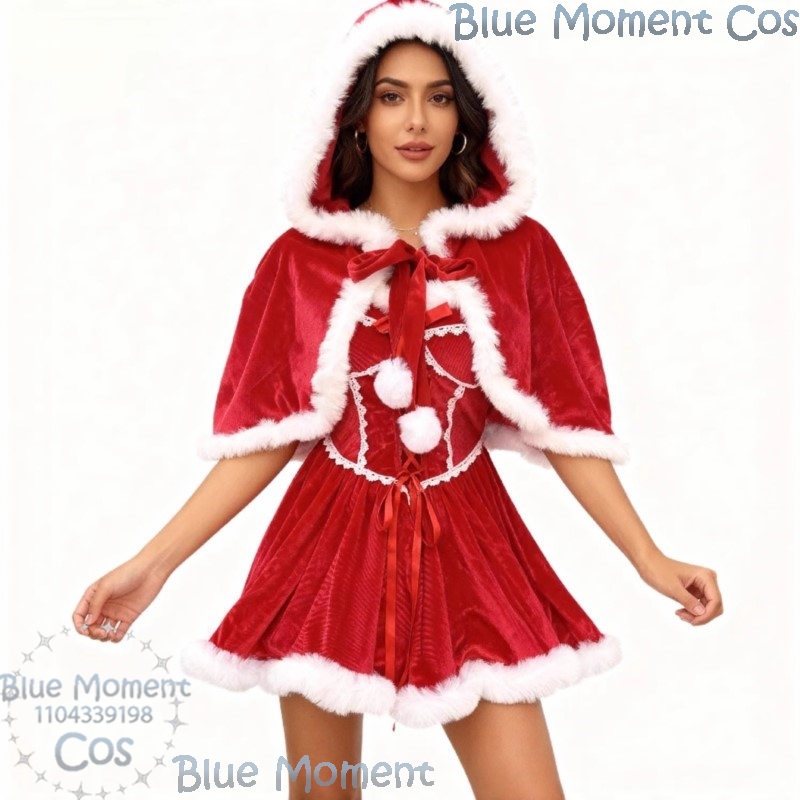 2025 Christmas Red Dress White - مراجعة Anime Cosplay Event 2025 وسعره