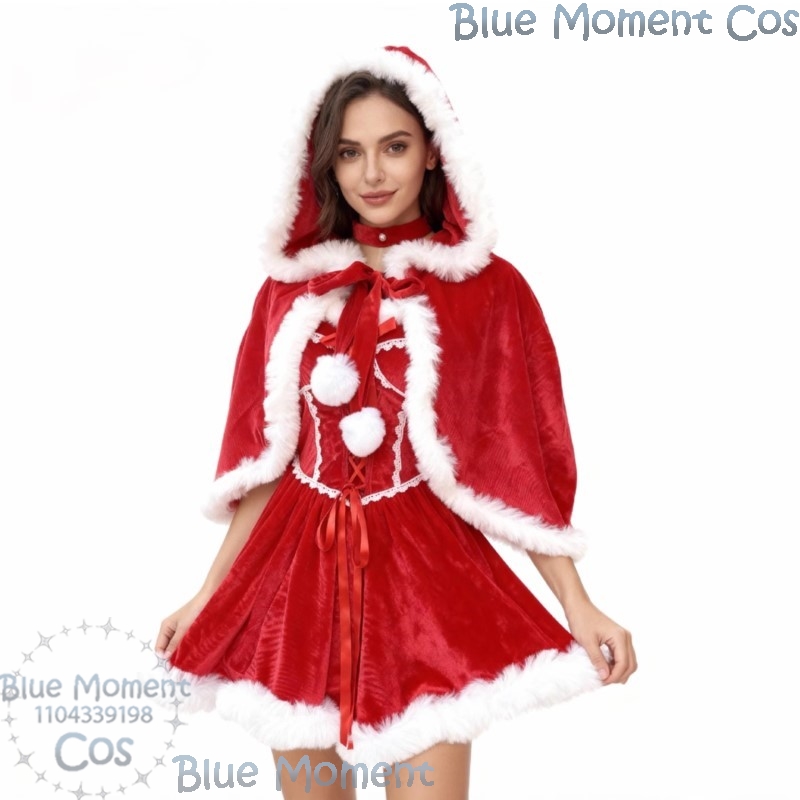 2025 Christmas Red Dress White - مراجعة Anime Cosplay Event 2025 وسعره
