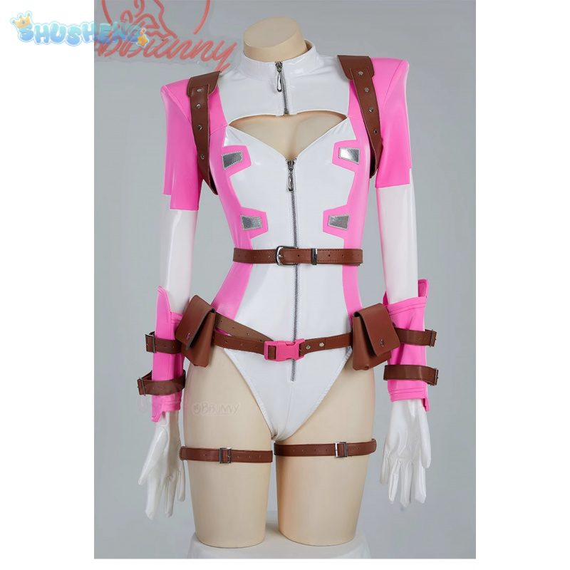 Gwen Superhero Cosplay Costume - مراجعة Anime Cosplay With Mask وسعره